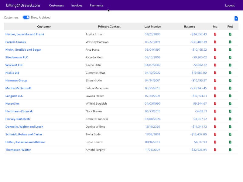 Billing App